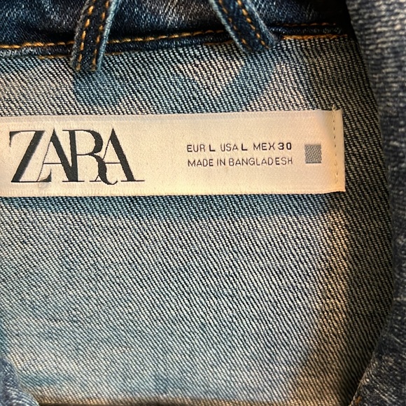 Zara Dark Blue Denim Jacket - Picture 5 of 5